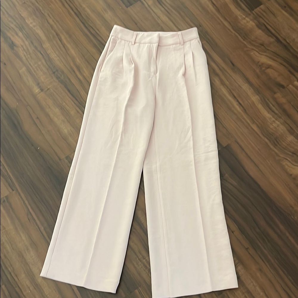 New House of Harlow 1960 Pink Wide-Leg Pants - Picture 4 of 16
